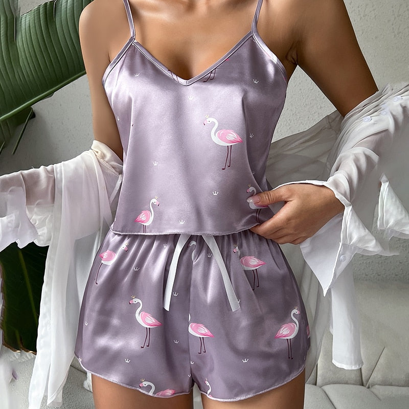 Conjunto Pijama respirável em Cetim -  Dream