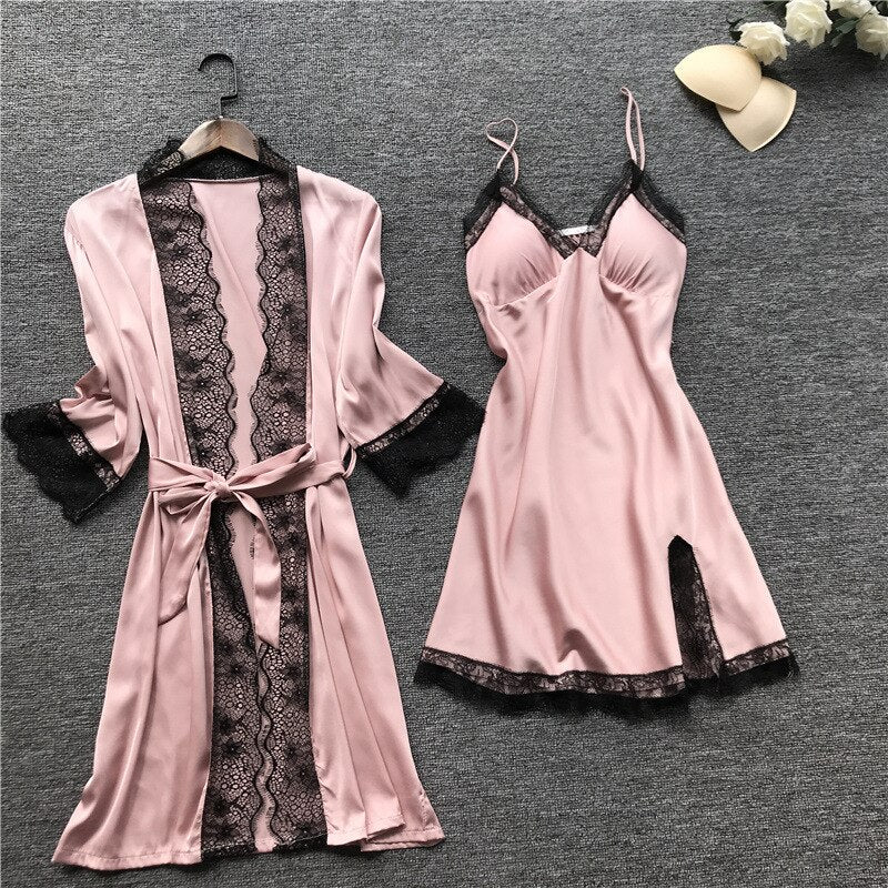 Conjunto Pijama em Cetim - Mara