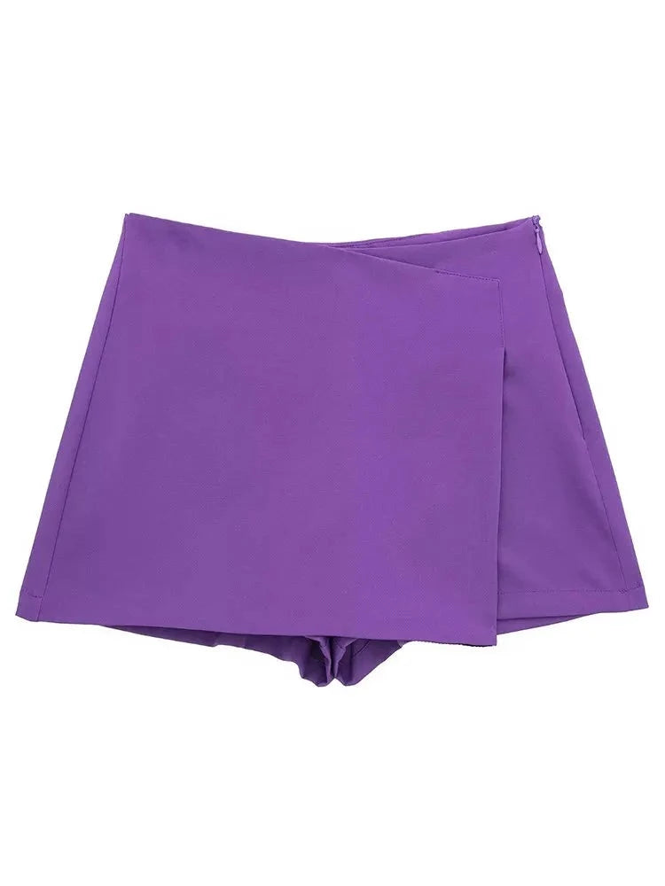 Short Saia Assimétrica de Alfaiataria - Lady Paris