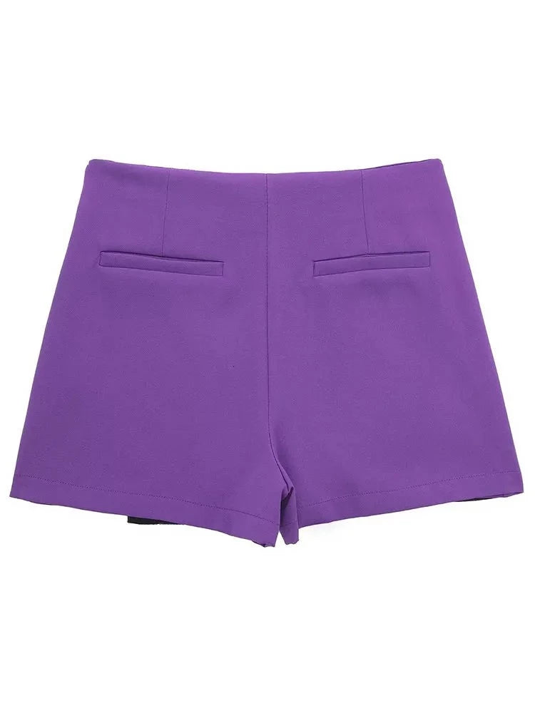 Short Saia Assimétrica de Alfaiataria - Lady Paris